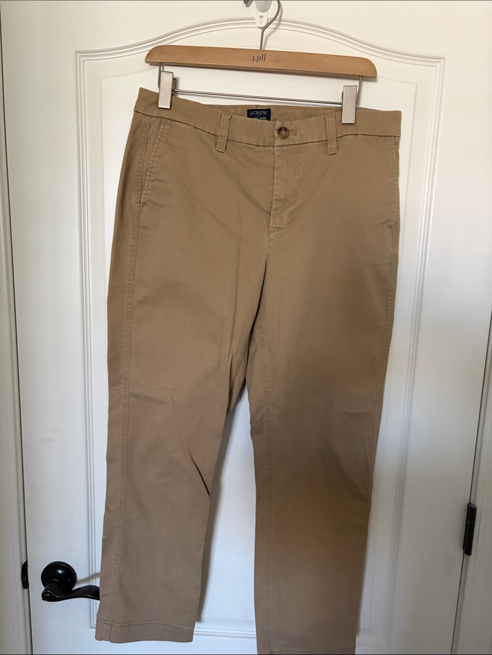 J. Crew Women’s Tan Straight-Leg Chinos